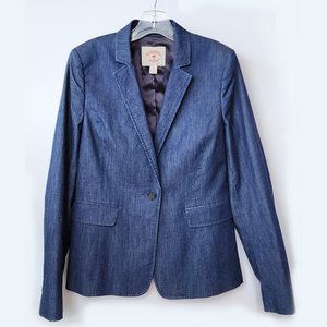 Brooks Brothers Stretch Denim Blazer Sz 6